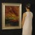 Italian painting from 20th century. Mixed media work on cardboard depicting an Impressionist style landscape of particular...