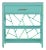 Tiffany End Table in Truquoise For Sale