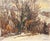 Ernest Voegeli, Snow-Covered Underwood, Oil on Canvas For Sale - Image 11 of 11