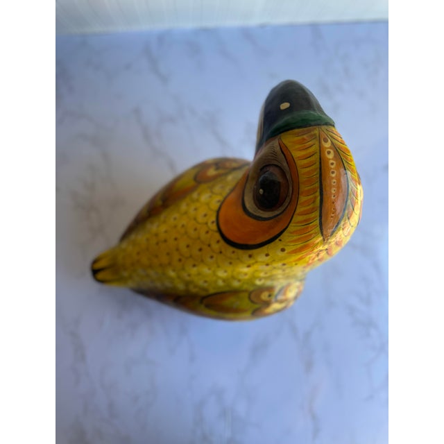 Sergio Bustamante Melquiades Preciado (Ser-Mel) Tonola Jalisco Mexican Paper Mache Toucan Bird Sculpture For Sale - Image 10 of 12