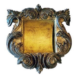 Italian Baroque Style Bathroom Paper Holder in "Amadeo" Brownstone Finish by Judson Rothschild for The Rothschild Collection For Sale
