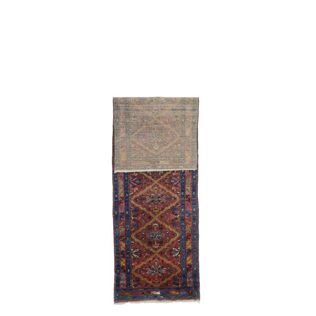 Antique Karajeh Heriz Rug Size 3'0'' x 9'7'' Circa 1920