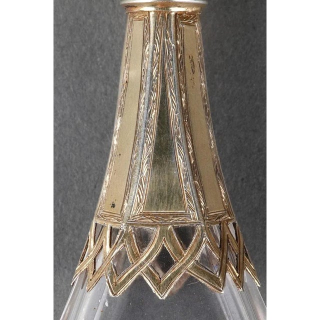 Mid-19th Century Silver Mounted Glass Scent Bottle For Sale - Image 5 of 15
