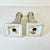 1980s Vintage Chinoiserie Boho Chic Hollywood Regency Peony Candleholders - A Pair. For Sale - Image 10 of 10