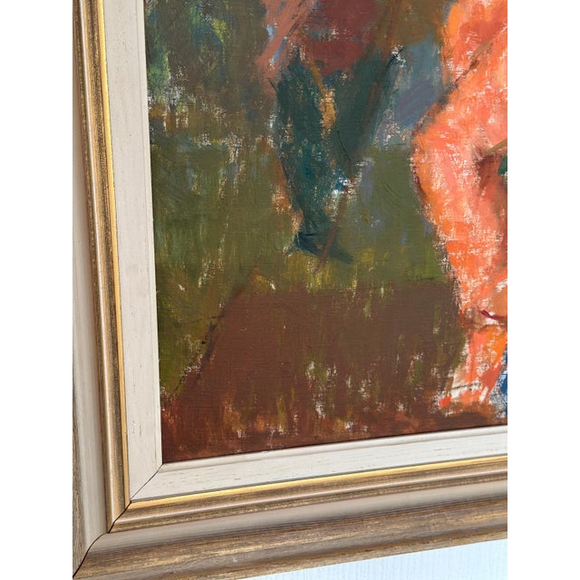 A. W. Ekelund, Modell, 1950s, Oil on Canvas For Sale - Image 6 of 14