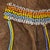 African Early 20th Century Maasai Leather Fringe and Beaded Olekesana Skirt Kenya For Sale - Image 3 of 8