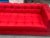 A beautifully restored "Party" sofa designed by Edward Wormley for Dunbar. Reupholstered in a red chenille. The sofa is on...