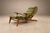 Brazilian Modern Chaise Lounge in Caviúna and Moss-Olive Velvet by Pierre Weckx, 1950s For Sale - Image 12 of 18