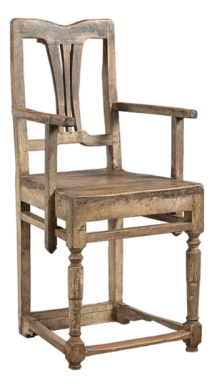Vintage Anglo-Indian Teakwood “Bar”Chair