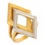 Chaumet French Vintage 18k Yellow and White Gold Ring, Size 6.75 For Sale
