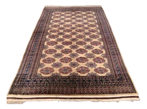 Large Vintage Pakistani Turkoman Rug