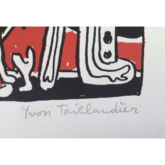 Yvon TAILLANDIER (1926-2018) Untitled Original lithograph Signed in pencil lower right Justified 68 / 99 lower left...