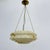 Glass Art Deco Glass Hanging Lamp, 1950s For Sale - Image 7 of 18