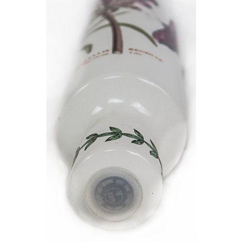 White Vintage Portmeirion Botanic Garden Rolling Pin Amaryllis Regine Mexican Lily Plant For Sale - Image 8 of 9