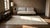 Textile 1920s White Cream Geometric Antique Indian Agra Cotton Rug 4'0" X 6'6" Handknotted Carpet For Sale - Image 7 of 9