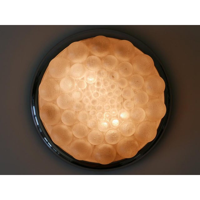 Rare and highly decorative mid-century modern 'bubble' flush mount or wall light. Designed & manufactured in germany,...