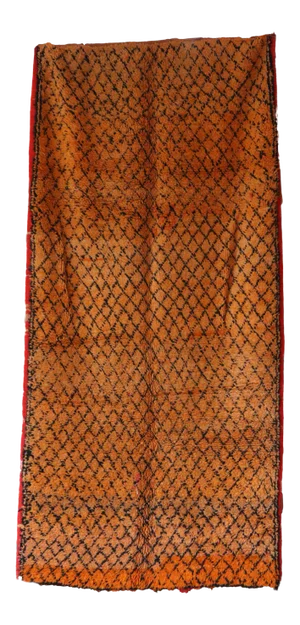 Mid-Century Modern 5x10 Ft Vintage Moroccan Rug