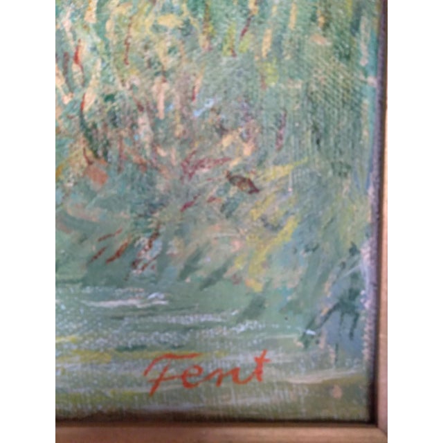 Presenting an original Impressionist landscape oil painting on canvas by Hungarian artist John Fent (1905–1992). Titled...
