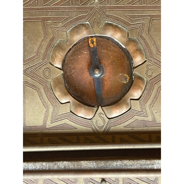 Antique Brass Diptych Sundial With Compass / Taller Las Casillas Spanish Artisan Workshop For Sale - Image 4 of 9