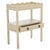 Wood Darlyn Scalloped Rectangle Accent Table in Sand For Sale - Image 7 of 9