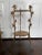 Art Nouveau Two Tier Brass Floral Side Tables Plant Stands - a Pair For Sale - Image 4 of 12