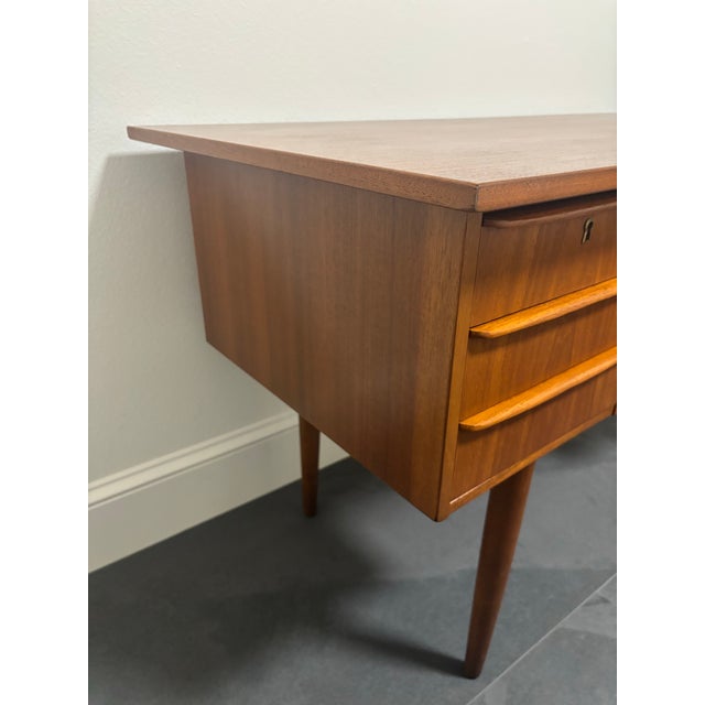 Mid-Century Modern 1960s Mid Century Teak Desk For Sale - Image 3 of 11
