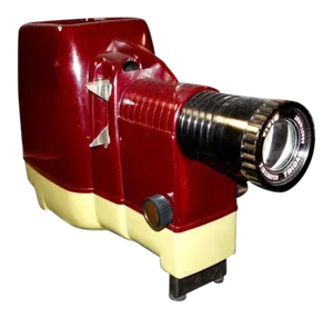 Circa 1949 Bakelite Bell & Howell Art Deco Style Manual Slide Projector