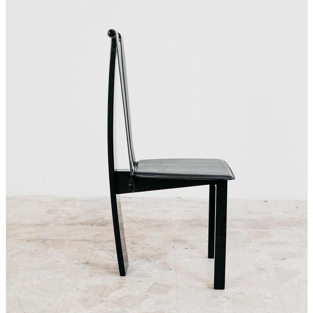 Postmodern Dining Chairs, 1980s, Set of 4 For Sale - Image 9 of 17