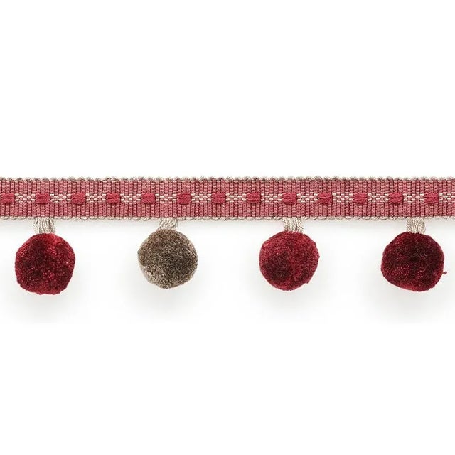 A delicate pom pom fringe in sophisticated colors, Poms has a playful style of its own. It's a wonderful finish that adds...