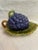 Sarraguemines 1865-1880 Sarreguemines Pottery Small Majolica Grapes Tureen For Sale - Image 4 of 9