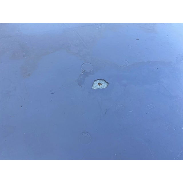 1950s Vintage Mid Century Modern Metal Tanker Desk For Sale - Image 9 of 12