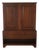 Simms and Thayer Vintage Pine Linen Press Rustic Cupboard Cabinet For Sale