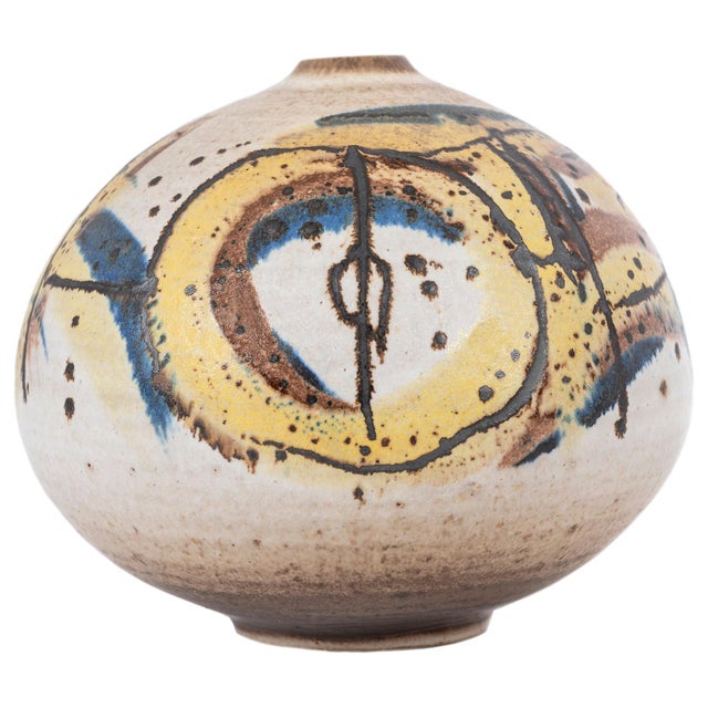 Ceramic Clyde Burt Ceramic Vessel For Sale - Image 7 of 7