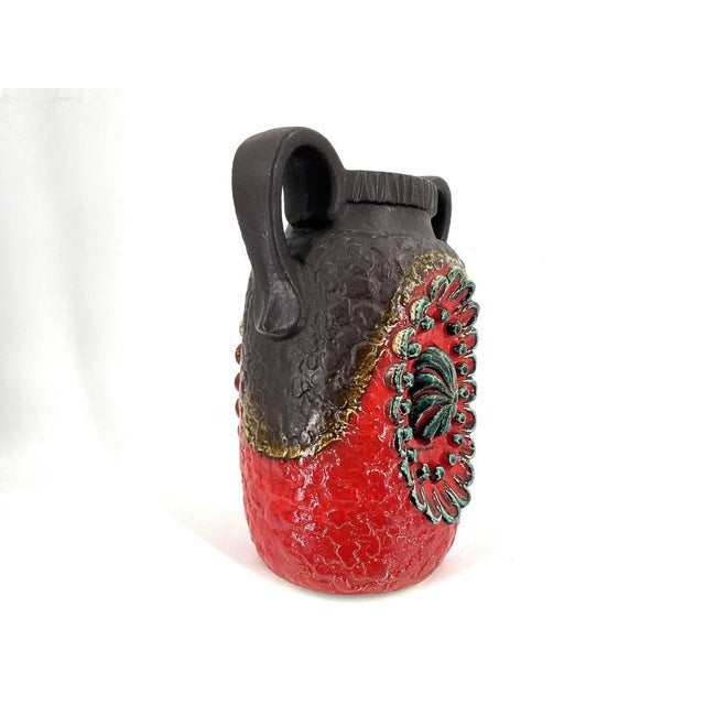 Vintage Ceramic Fat Lava Vase by Dümler & Breiden, 1960s For Sale - Image 4 of 9