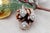 Ring and Earring Set in 19.2k Gold with Diamond Setting, Set of 3, in Worn conditions.
