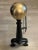 Pair of Vintage Cast Iron Andirons With Brass Colored Balls For Sale - Image 4 of 8