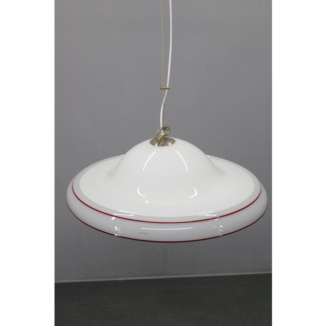Murano Glass Pendant Light, Italy, 1970s For Sale - Image 4 of 12
