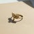 Not Yet Made - Made To Order Art Nouveau–Inspired Citrine and Pearl Botanical Ring in 14k Gold, Size 7.5 For Sale - Image 5 of 7