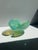 Mid-Century Modern Vintage Murano Uranium Glass Ashtray, Italy, 1950s For Sale - Image 3 of 6