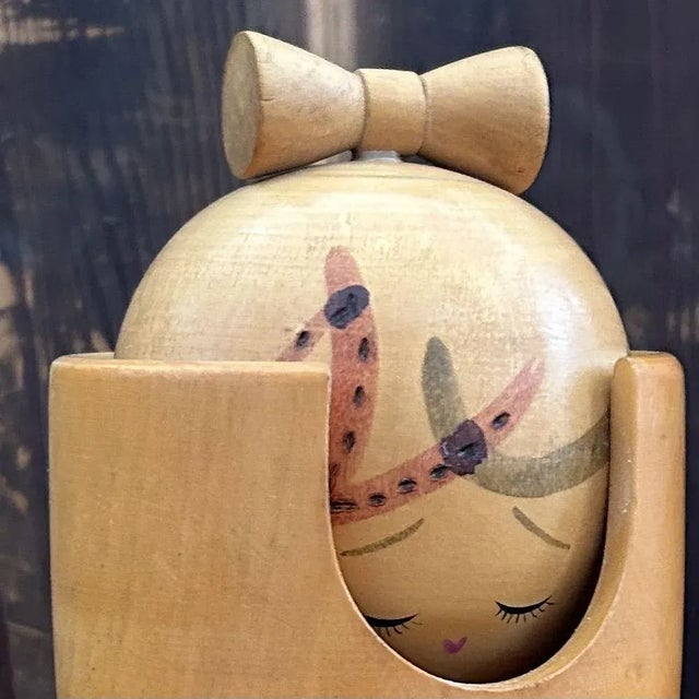 1960s Vintage Kokeshi by Harumasa Tanaka, 1960s For Sale - Image 5 of 13