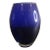 Cobalt Blue Art Glass Sommerso Vase For Sale