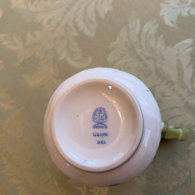 White Vintage Herend Rothschild Bird Creamer For Sale - Image 8 of 9