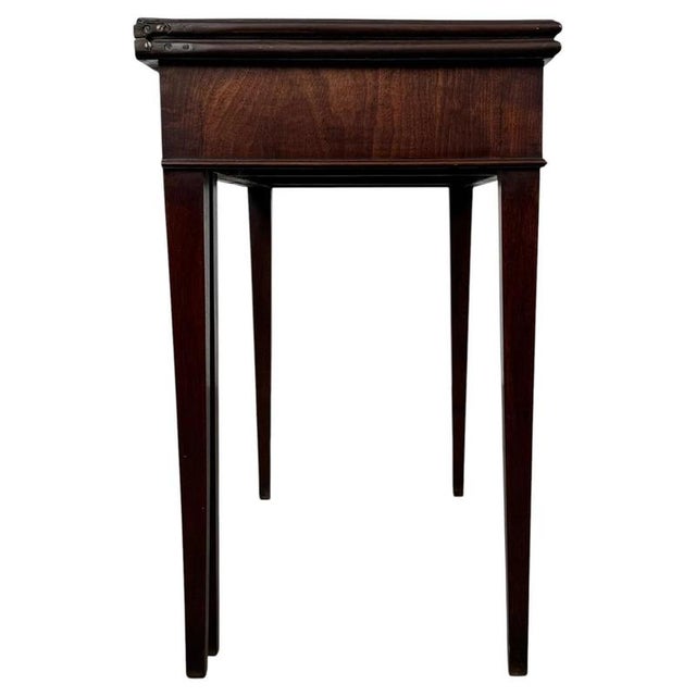 Wood Antique English Mahogany Tea Table, 1800s For Sale - Image 7 of 13
