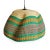 African Contemporary Bolga Wave Basket Pendant Light For Sale - Image 3 of 7