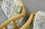 Vintage Hollywood Regency Low Barrel Back Cream Painted Club Lounge Chairs, Pair For Sale In Philadelphia - Image 6 of 17