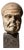 Marble & Granite Head of an Elderly Man, 1800s For Sale