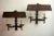 Mid-Century Modern Brutalist Patinated Iron Wall Lights, 1960s, Set of 2 For Sale - Image 10 of 10