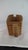A French rattan wine bottle holder circa 1930's with a plaque that reads Bouchard Pere et Fils/Au Chateau/Beaune (Cote...