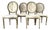 Louis XVI Style Dining Chairs Set of Four For Sale