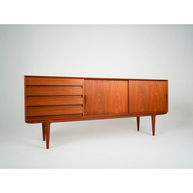 Mid-Century Teak Model #18 Sideboard by Gunni Omann for Omann Jun, 1960s For Sale - Image 11 of 15